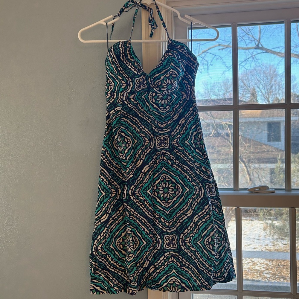 Vintage Y2K blue sundress mini dress